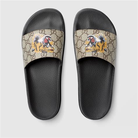 men's gucci tiger slides.